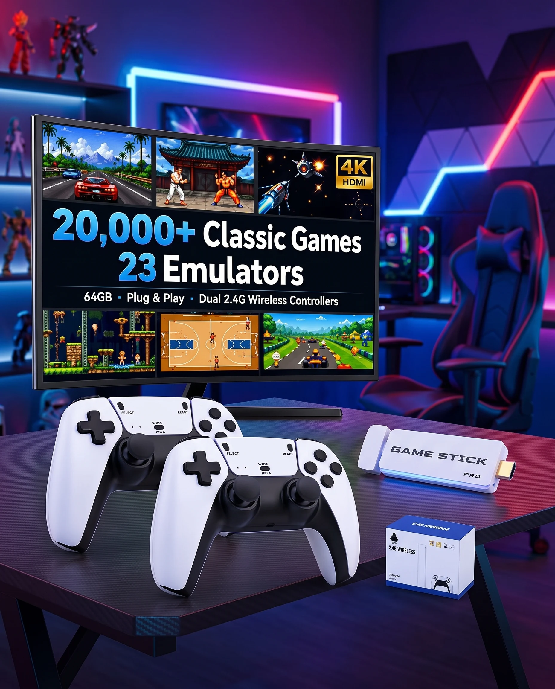 M15 Retro Game Console Stick, 20000+